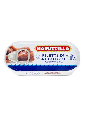 maruzzella filetti di acciughe olio di oliva 48g, filety anchois w oliwie z oliwek