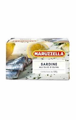 maruzzella sardine oliva 120g, sardynki w oliwie  z oliwek