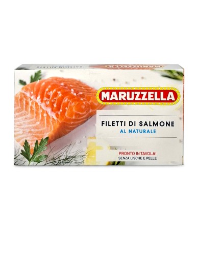 maruzzella filetti di salmone al naturale 150g, filety łososia