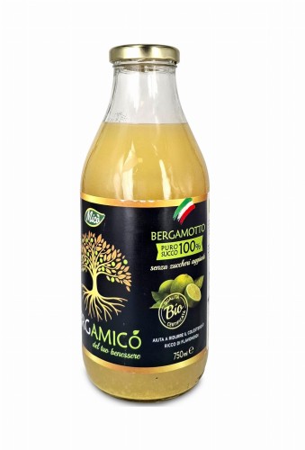 bergamico bergamotto 100% bio, sok z bergamotki, zdrowy, na obniżenie cholesterolu