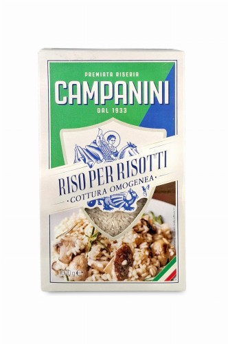 riso per risotto campanini 1kg, ryż do risotto, zapakowany próżniowo