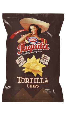 Paquita Tortilla chips 200g, nachos solone
