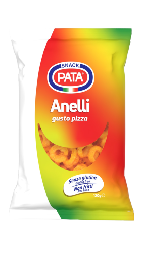 Pata snack Anelli chrupki o smaku pizzy 120g