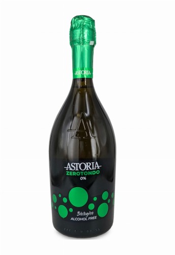 astoria zerotondo bio, wino musujące bezalkoholowe 750ml, butelka szklana