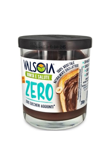 valsoia zero 200g, krem czekoladowo-orzechowy, słoik
