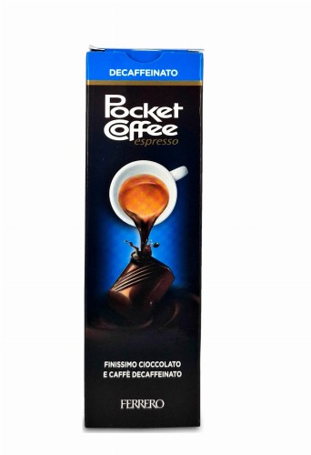 pocket coffee decafeinato 62,5g czekoladki z płynną kawą