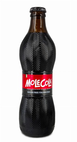 molecola zero 330ml, napój o smaku coli w szklanej butelce