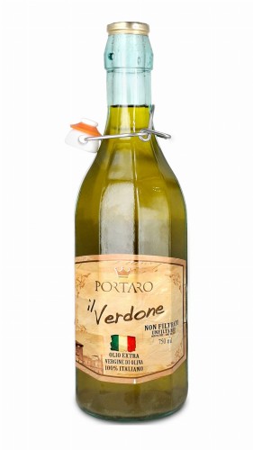 portaro verdone 100% włoski 750ml, szklana butelka
