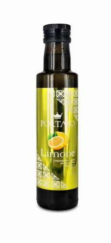 portaro limone 250ml, oliwa z oliwek cytrynowa, w szklanej ciemnej butelce