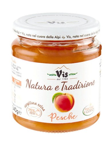 vis natura e tradizione pesche konfitura 340g