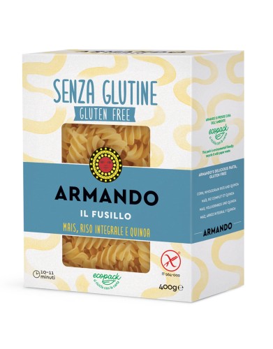 armando fusillo 400g, makaron bezglutenowy, świderki