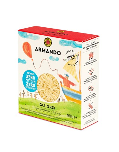 armando gli orzi, makaron drobny 400g