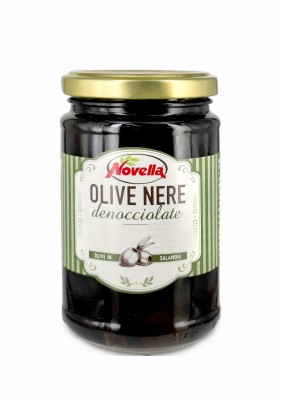 Novella olive nere denocciolate 280g