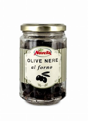 novella olive nere al forno 180g, oliwki czarne pieczone