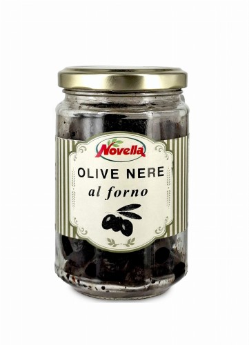 novella olive nere al forno 180g, oliwki czarne pieczone