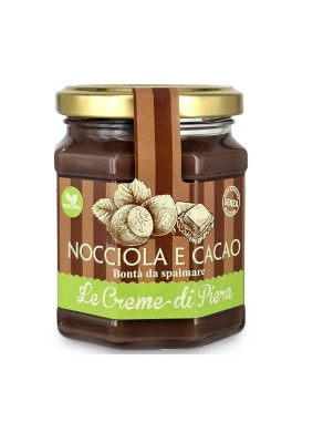 Ceme di Piera nocciola e cacao Vegano 220g, krem orzechowy  z kakao