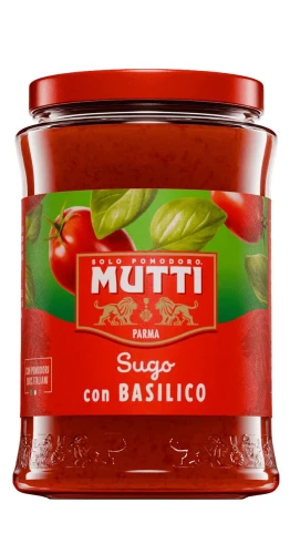 mutti sugo basilico 280g, sos pomidorowy z bazylią