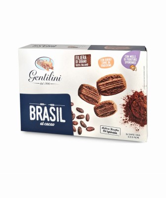 gentilini brasil al cacao 250g, ciastka kruche kakaowe