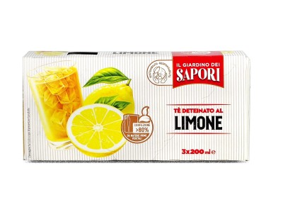te deteinato al limone 3x200ml, herbata bezkofeinowa, bez teiny, dla dzieci, w kartoniku