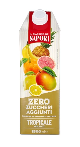 zero zuccheri aggiunti tropicale 1500ml, napój multiwitamina tropikalny