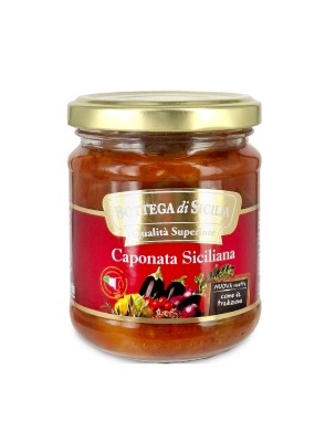 bottega di sicilia caponata siciliana 190g, sos pomidorowy z bakłażanem