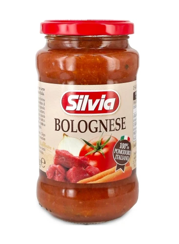 silvia bolognese 400g, sos pomidorowy z mięsem, słoik