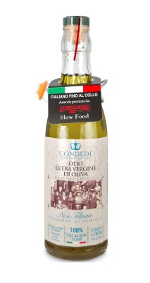 congedi oliwa z oliwek extra vergin nie filtrowana 100% włoska 500ml