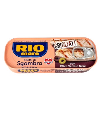 rio mare filety z makreli grilowane z oliwkami 120g