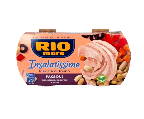 rio mare Insalatissime Fagioli 2x160g, sałatka z tuńczyk z fasolą, dwie puszki