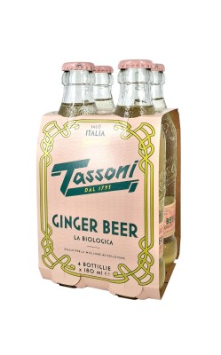 tassoni ginger beer 4x180ml, napój imbirowy