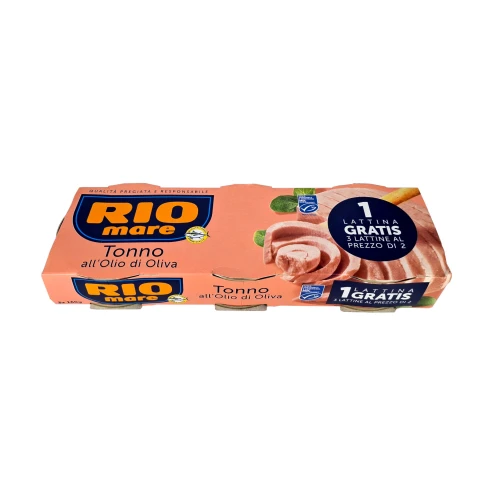 rio mare tuńczyk w oliwie 3x160g, puszka