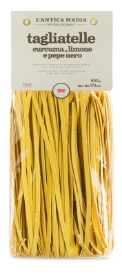 Antica madia Tagliatelle makaron z kurkumą, pieprzem i cytryną 500g
