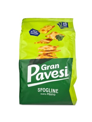 gran pavesi sfogline pesto 180g, krakesy o smaku pesto