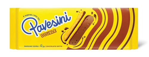 pavesini double 60g, ciastka z czekoladą