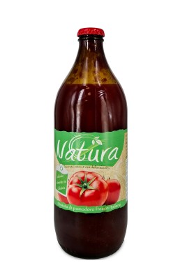natura passata di pomodoro 660g, passata pomidorowa w szklanej butelce z kapslem