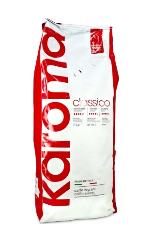 karoma classico rosso 1kg, kawa w ziarnach czerwona