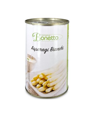 szparagi białe 430g bonetto, puszka
