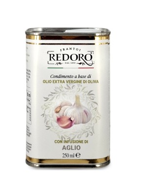 redoro condimento aglio 250ml, oliwa z oliwek czosnkowa