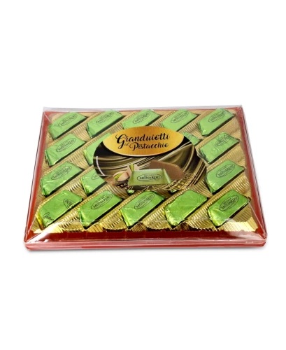 gianduiotti al pistacchio 200g, pralinki pistacjowe