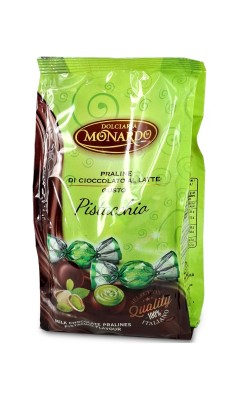 praline pistacchio 100g, czekoladki z pistacjami