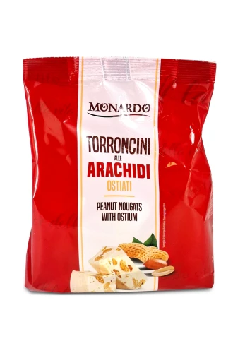 torroncini arachidi 225g, nugatz orzeszkami arachidowymi w opłatku