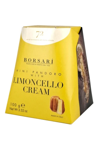 mini Pandoro limoncello cream 100g, babka włoska z kremem cytrynowym