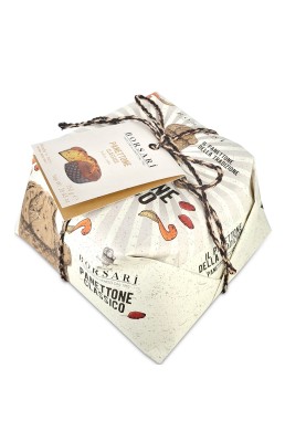 panettone classico 750g rustico, babka włoska klasyczna zapakowana na prezent