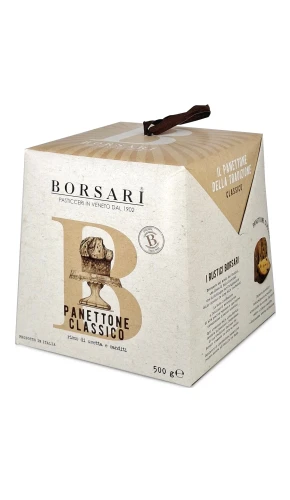 borsari panettone classico 500g, babka włoska klasyczna