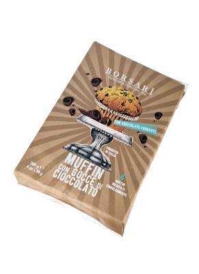 muffin con gocce di cioccolato 200g, babeczki z kroplami czekolady