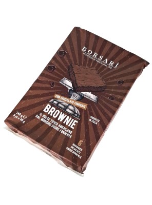 borsari brownie 240g, ciasto czekoladowe z ciemną czekoladą