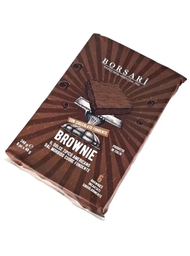 borsari brownie 240g, ciasto czekoladowe z ciemną czekoladą