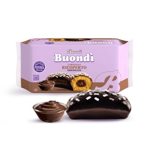 Bauli (Motta) Buondi Cioccolato Bułeczki z czekoladą i polewą kakaową 276g