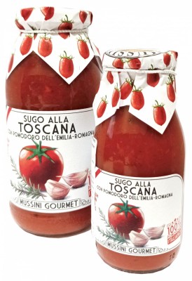 Mussini Sugo alla Toscana Sos Toskański z Czosnkiem Pomidorowy 260g