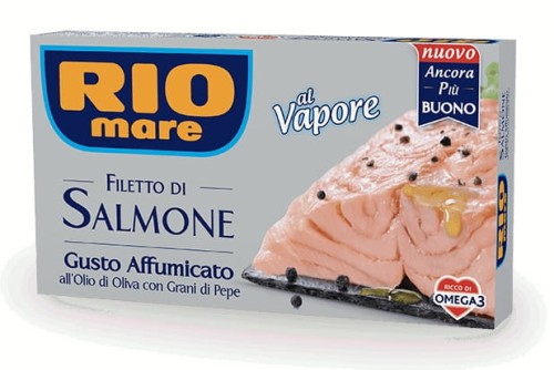 Rio Mare Filetto di Salmone Gusto Affumicato Fliet z Łososia Wędzony z pieprzem 150g